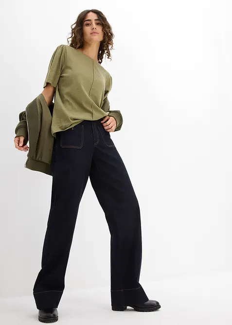 T-Shirt aus reiner Baumwolle, bonprix