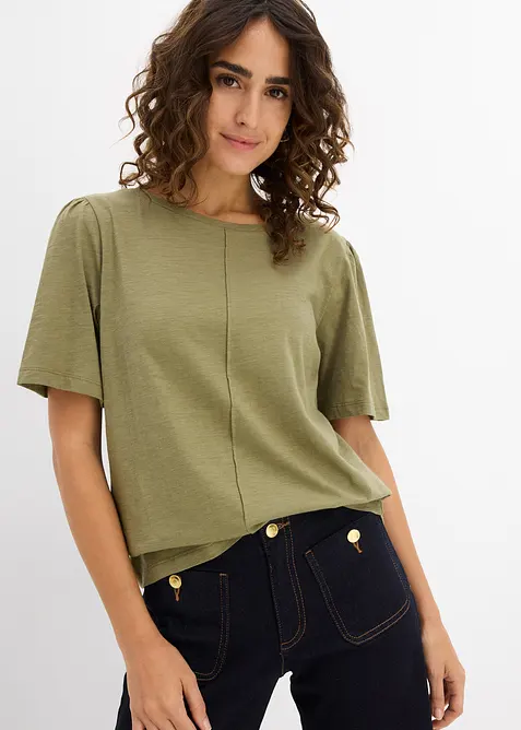 T-Shirt aus reiner Baumwolle, bonprix