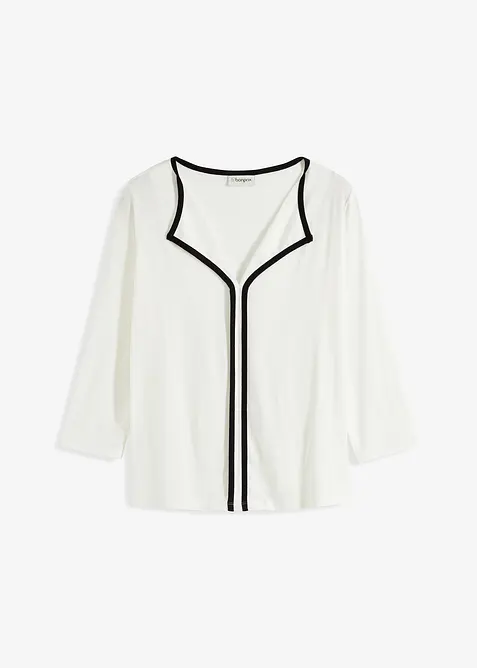 Shirt mit Kontrastblende, bonprix
