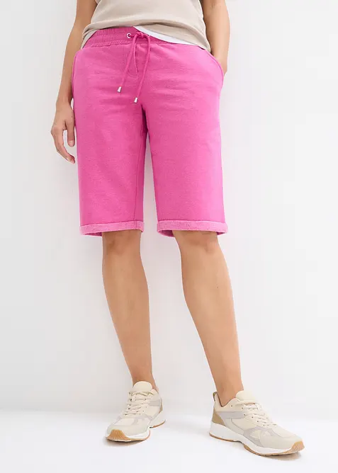 Sweatbermuda mit Turn-up, bonprix