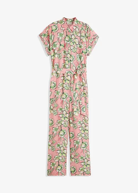 Jumpsuit aus flie&szlig;endem Viskose-Mix, bonprix