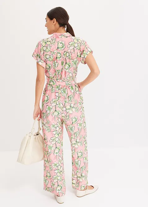 Jumpsuit aus flie&szlig;endem Viskose-Mix, bonprix