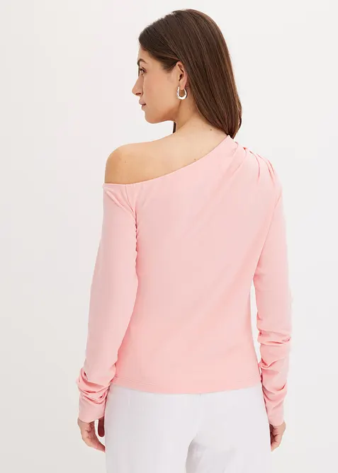 Off-Shoulder-Shirt mit Raffung, bonprix