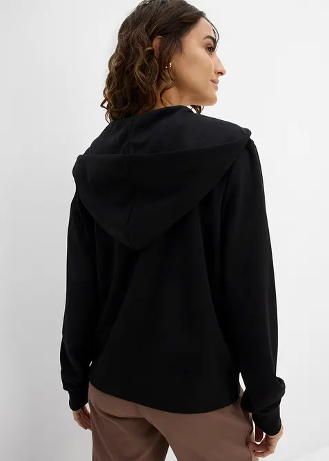 Kapuzen-Sweatjacke mit Rei&szlig;verschluss, bonprix