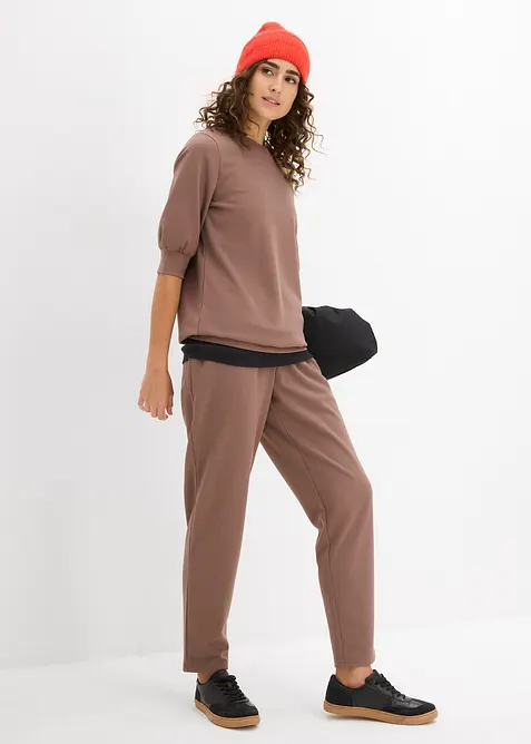 Weit geschnittenes Scuba-Shirt, bonprix