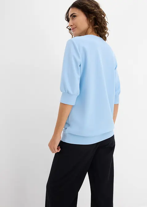 T-shirt ample en mati&egrave;re n&eacute;opr&egrave;ne, bonprix