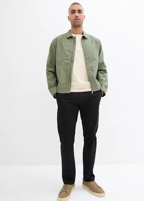 Henleyshirt (3er Pack) aus reiner Bio-Baumwolle, bonprix