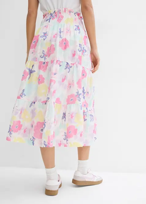 Stufenrock aus Musselin, bonprix