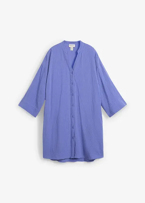 Robe blouse en gaze de coton, bonprix