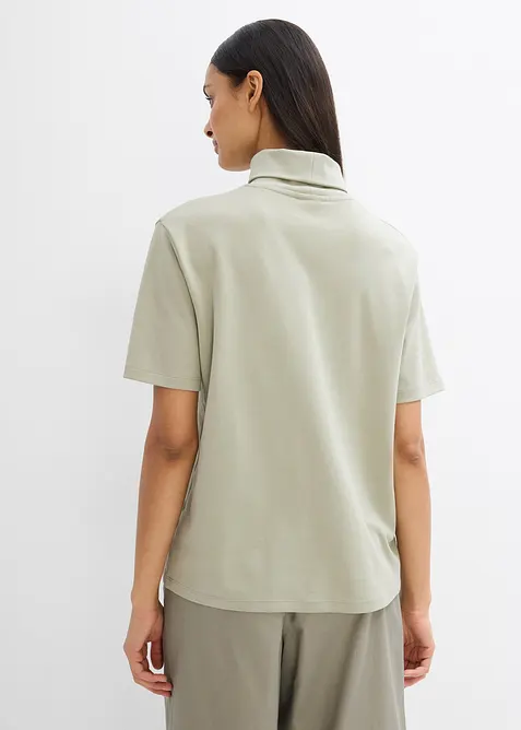 Rollkragenshirt aus reiner Bio-Baumwolle, bonprix