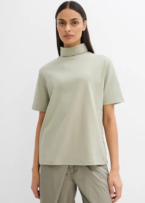 Rollkragenshirt aus reiner Bio-Baumwolle, bonprix