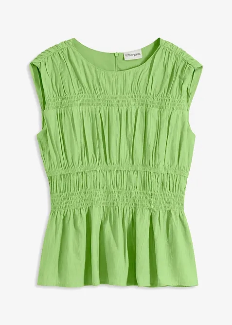 Blouse sans manches en viscose m&eacute;lang&eacute;e, bonprix