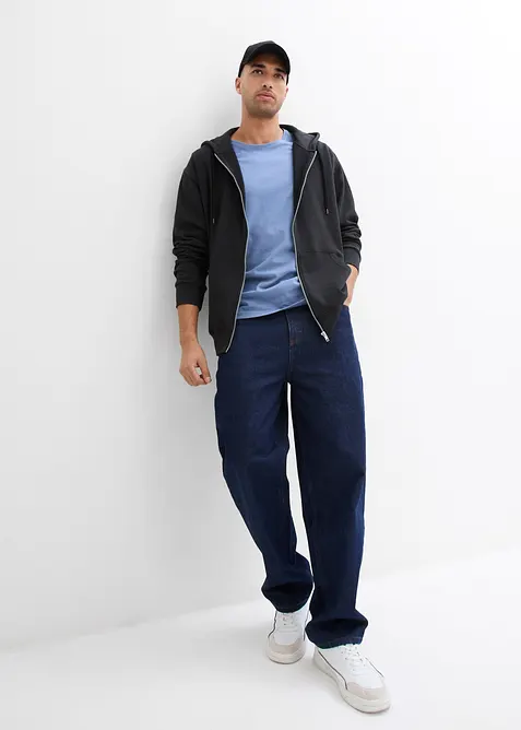 Sweat zipp&eacute;s &agrave; capuche, bonprix