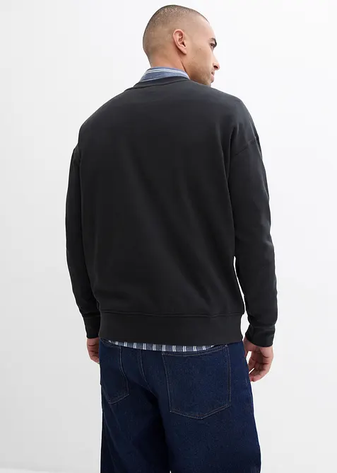 Sweat 100% coton, coupe loose, bonprix