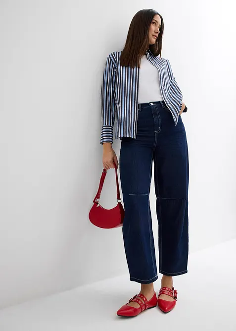 Ripp-Top aus reiner Bio-Baumwolle, (2er-Pack), bonprix