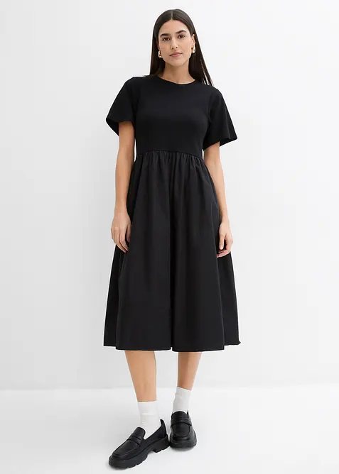 Midikleid aus reiner Baumwolle, bonprix
