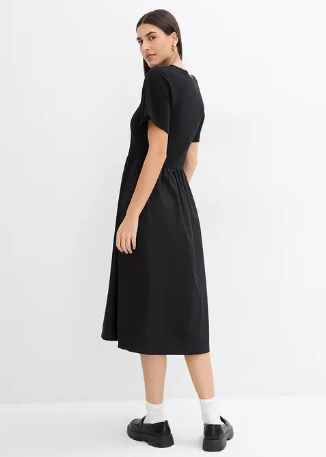 Midikleid aus reiner Baumwolle, bonprix