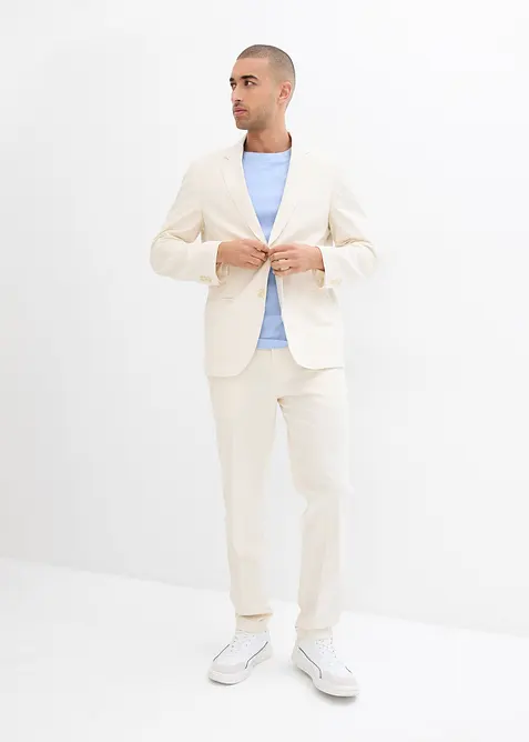 Anzugshose aus luftigem Leinen-Mix, Regular Fit, bonprix