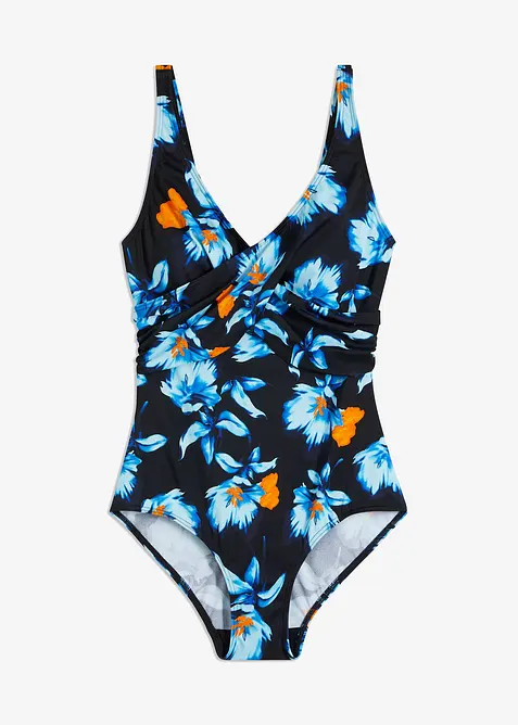 Badeanzug mit Wickeloptik, bonprix