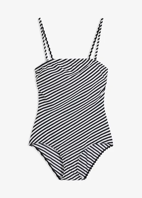 Maillot 1 pièce sculptant, maintien léger, bonprix