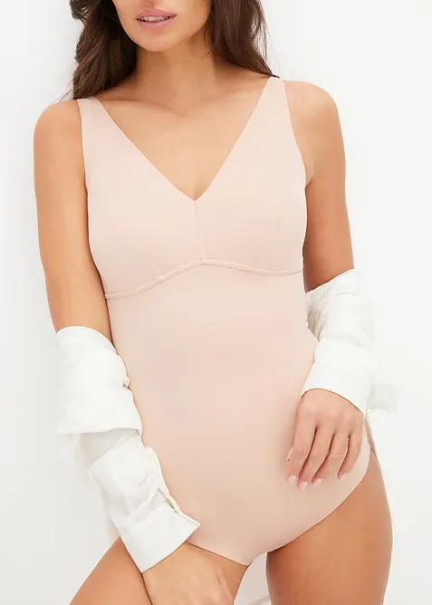 Body sculptant sans coutures ni armatures, maintien mod&eacute;r&eacute;, bonprix