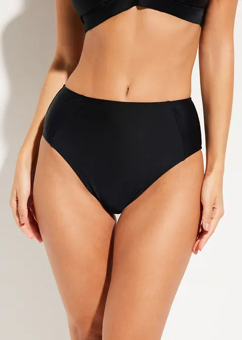 Highwaist-Bikinihose mit hohem Beinausschnitt, bonprix
