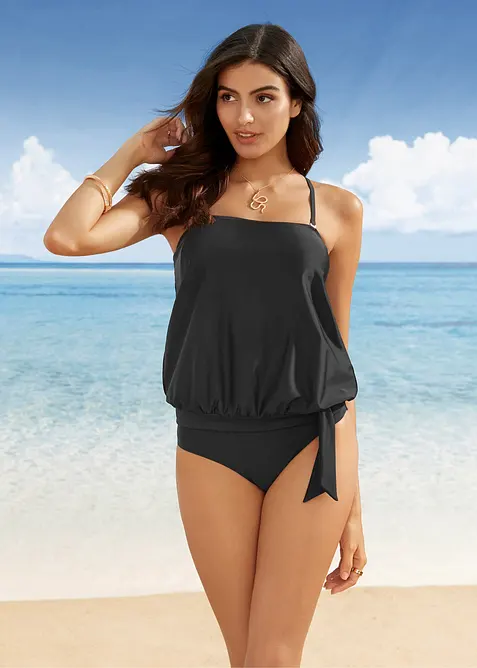 Tankini oversize &agrave; bretelles amovibles (ens. 2 pces), bonprix