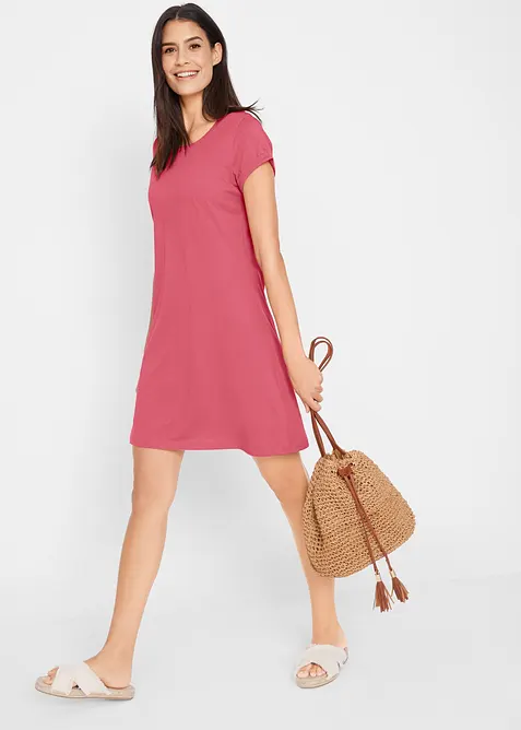 Shirtkleid aus reiner Bio-Baumwolle, bonprix