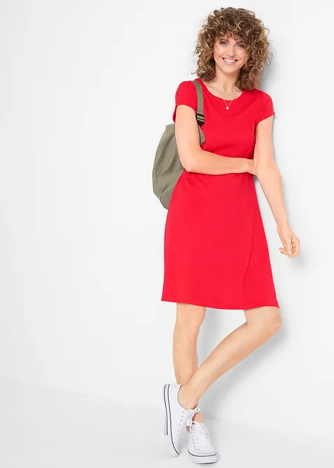 Shirtkleid aus reiner Bio-Baumwolle, bonprix