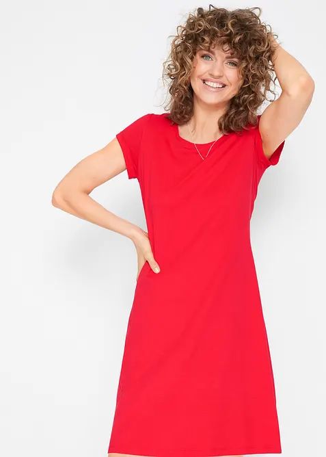 Shirtkleid aus reiner Bio-Baumwolle, bonprix