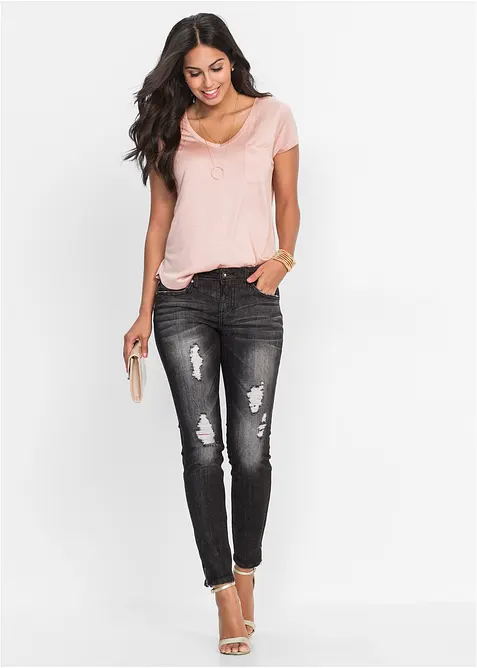 T-Shirt aus softer Viskose, bonprix