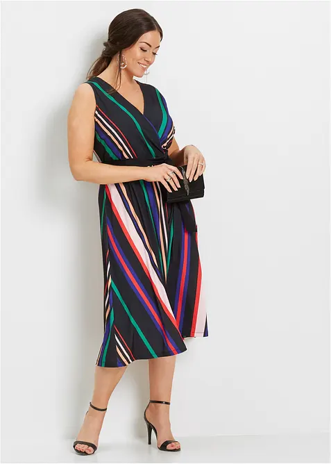 Robe en jersey avec lien à nouer, bonprix