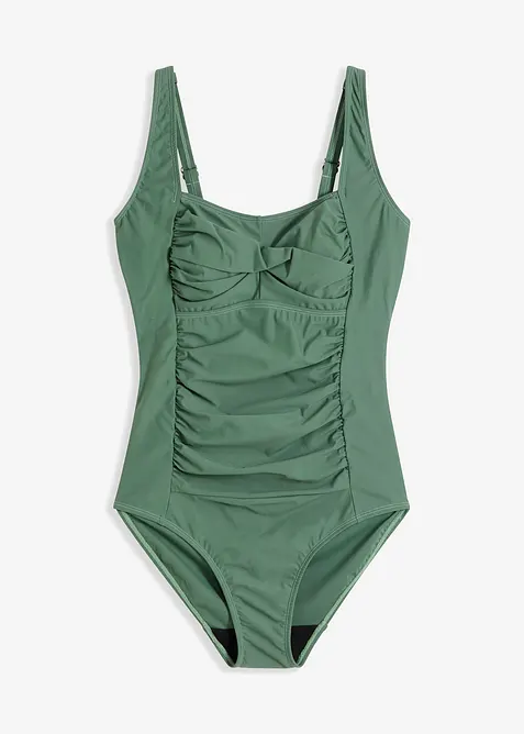 Maillot 1 pièce sculptant style croisé, maintien modéré, bonprix