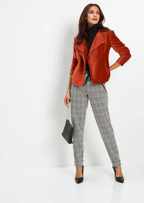 Glencheck-Schlupfhose, bonprix