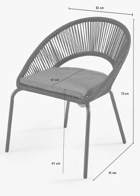 Gartenmöbel Set (5-tlg. Set), bonprix