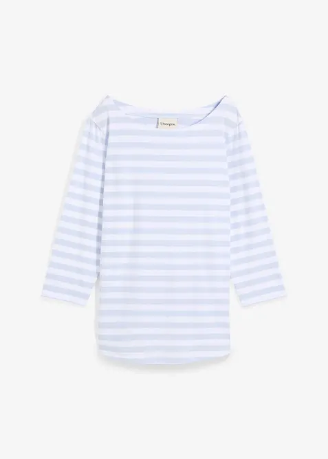 Shirt mit U-Boot-Ausschnitt, bonprix