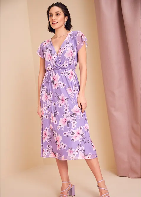 Midikleid aus Mesh, bonprix