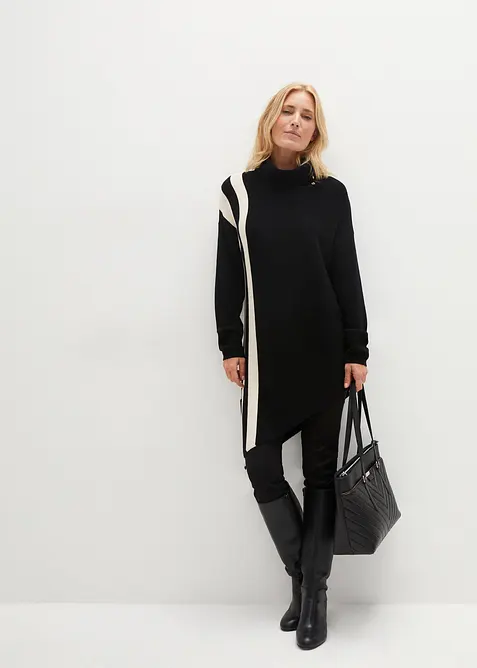 Zipfel Long-Pullover, bonprix