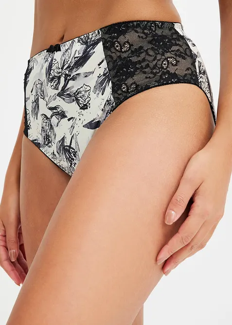 Slip Maxi avec mati&egrave;re brillante, bonprix