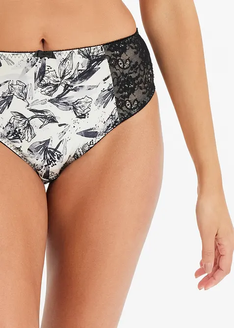 Slip Maxi avec mati&egrave;re brillante, bonprix