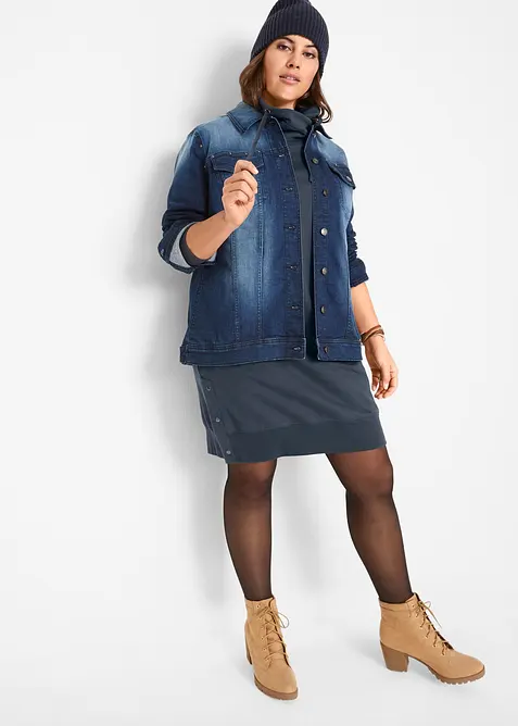 Sweatkleid aus reiner Baumwolle, bonprix