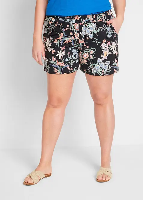 Lot de 2 shorts en jersey coton extensible, bonprix