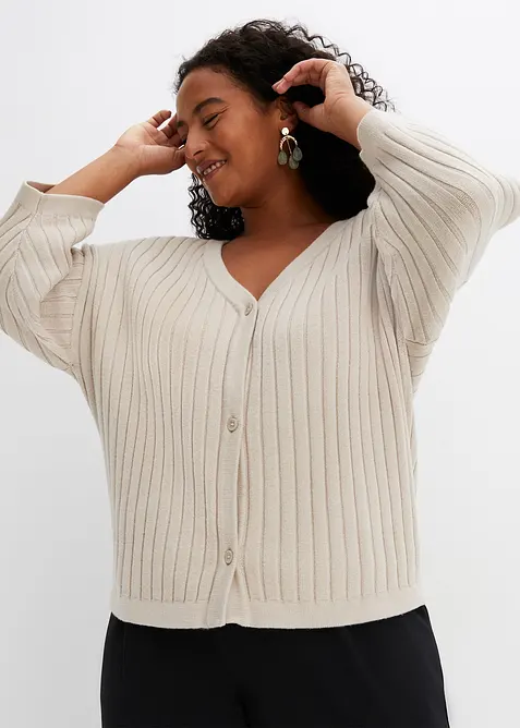 Strickjacke aus Viskose-Mix, bonprix