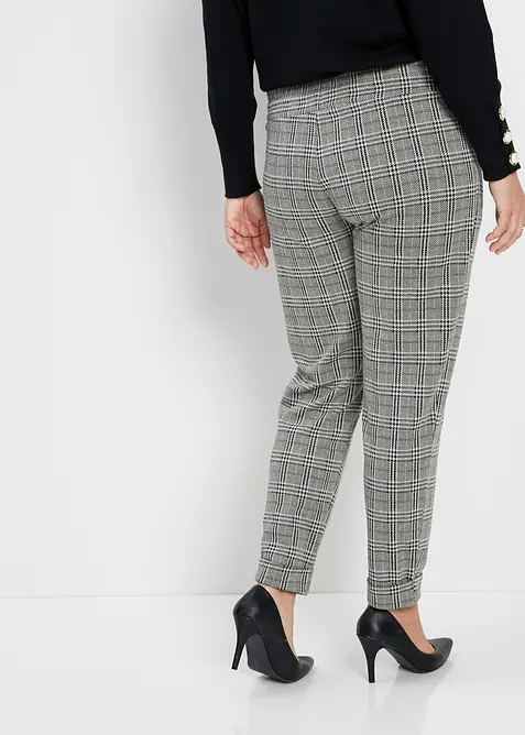 Pantalon jogger à carreaux Prince de Galles, bonprix