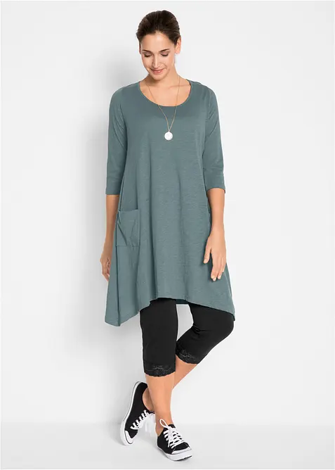 Capri-Leggings mit Spitzendetail, bonprix