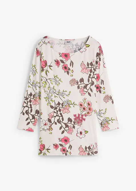 T-shirt &agrave; imprim&eacute; floral, bonprix