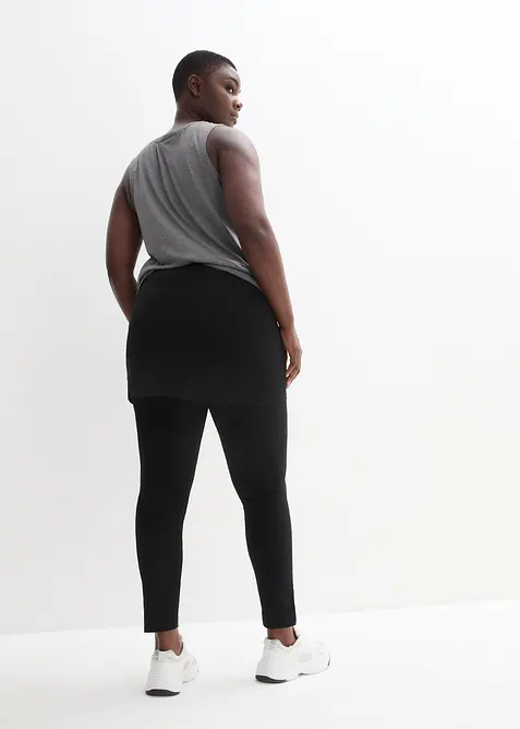 Legging de sport avec jupe, longueur cheville, bonprix