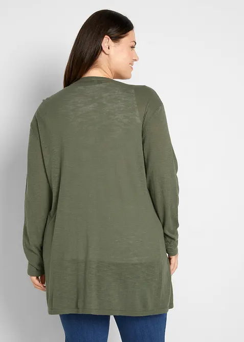 Longstrickjacke, offen, bonprix