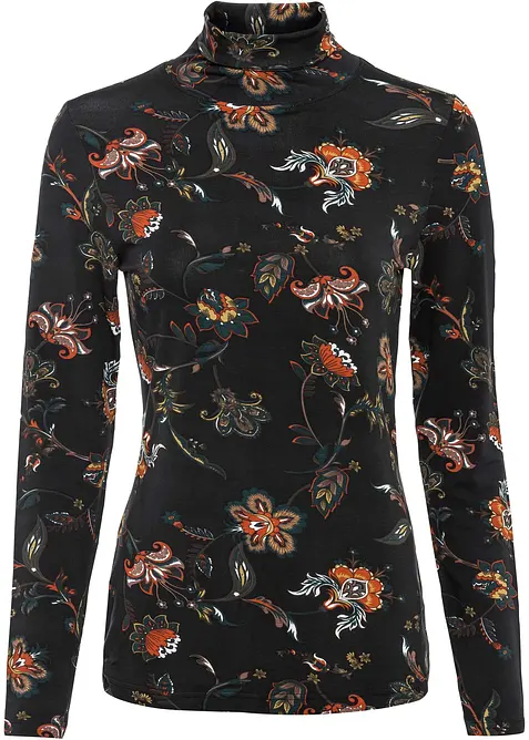 Langarmshirt mit Rollkragen, bonprix