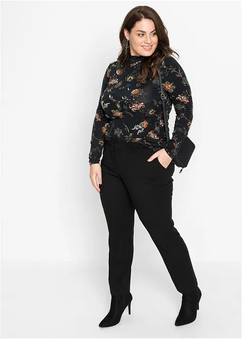 Langarmshirt mit Rollkragen, bonprix